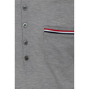 Gray Cotton Polo Shirt