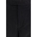 Black Cotton Chino Pants