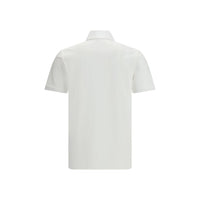 White Cotton Polo Shirt