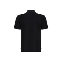 Black Cotton Polo Shirt