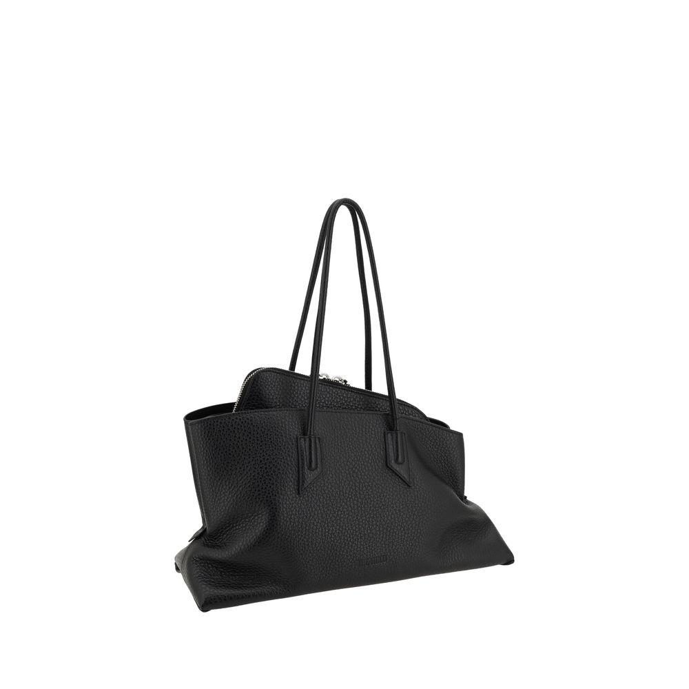 Black Calf Leather Bos Taurus Shoulder Bag