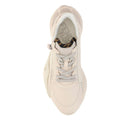 Cream Rubber Athletic Sneakers