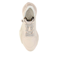Cream Rubber Athletic Sneakers