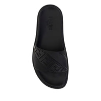 Black Rubber Sandals