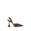 Brown Calf Leather Bos Taurus High Heel Pumps
