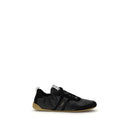 Black Goatskin Athletic Sneakers
