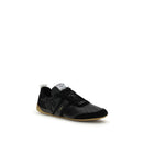 Black Goatskin Athletic Sneakers