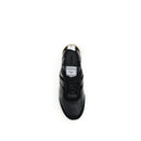 Black Goatskin Athletic Sneakers