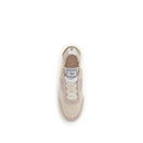 Beige Nylon Athletic Sneakers