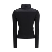 Black Polyester Sweatshirt