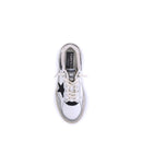 White Calf Leather Bos Taurus Chunky Sneakers