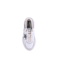 Gray Calf Leather Bos Taurus Chunky Sneakers