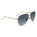 Gold Metal Sunglasses