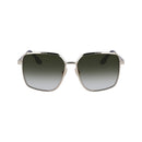 Bicolor Metal Sunglasses