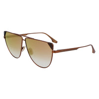 Brown Metal Sunglasses