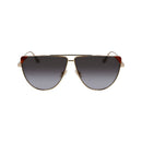 Brown Metal Sunglasses