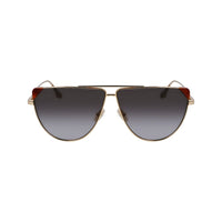 Brown Metal Sunglasses