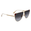 Brown Metal Sunglasses