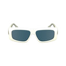White Acetate Sunglasses