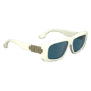 White Acetate Sunglasses