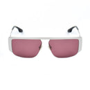 Gray Metal Sunglasses