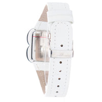 White Leather Dress Watch