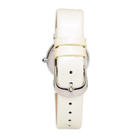Beige Leather Dress Watch