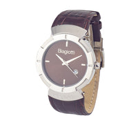 Brown Leather Dress Watch