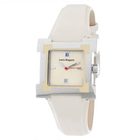 Beige Leather Dress Watch