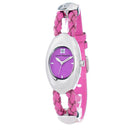 Multicolor Leather Dress Watch