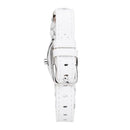 White Leather Dress Watch