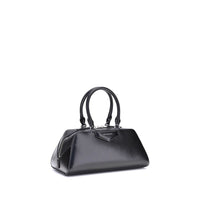 Black Calf Leather Bos Taurus Handbag
