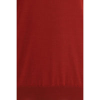 Red Fleece Wool Sweatshirt