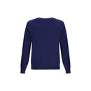 Blue Fleece Wool Sweatshirt