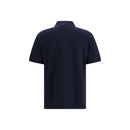 Blue Cotton Polo Shirt