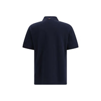 Blue Cotton Polo Shirt