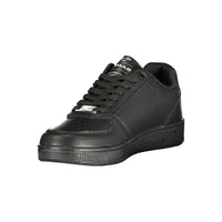 Black Polyurethane Women Sneaker