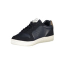 Blue Polyurethane Men Sneaker