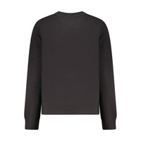 Black Cotton Women Sweatshirt