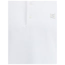 White Cotton Polo Shirt