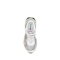 White Calf Leather Bos Taurus Sneakers