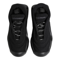Black Slip On Low Top Wave Sneakers Shoes