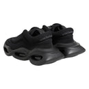 Black Slip On Low Top Wave Sneakers Shoes